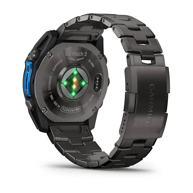 Garmin D2 Mach 2 – 51mm Aviator Smartwatch - Carbon Gray DLC Titanium