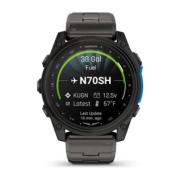 Garmin D2 Mach 2 – 51mm Aviator Smartwatch - Carbon Gray DLC Titanium