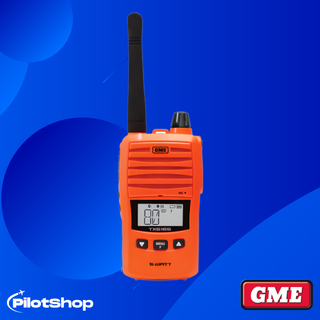 GME TX6165 5 Watt IP67 UHF CB Handheld Radio Single unit - Blaze Orange