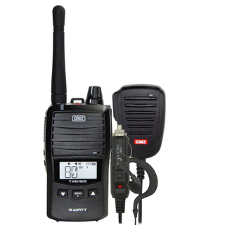 GME TX6165 5 Watt IP67 UHF CB Handheld Radio With Accessories Radios by GME | Downunder Pilot Shop