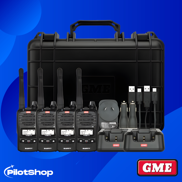 GME TX677QP 2 Watt UHF CB Handheld radio - Quad pack