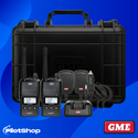GME TX6165TP 5 Watt IP67 UHF CB Handheld Radio Twin Pack - Black