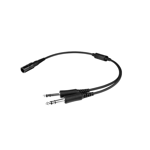 Haast Adapter for Headsets with a 6 Pin LEMO Plug 6 Pin LEMO to General Aviation (Twin GA) Headset Accessories by Haast Aviation | Downunder Pilot Shop