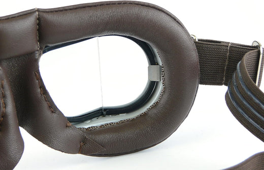 Lunettes Halcyon Classic Mark 9 Superjet - Cuir végétalien
