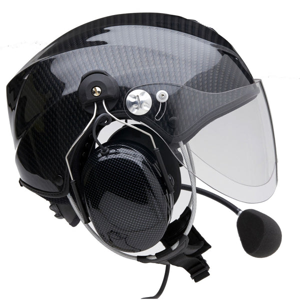 bluetooth motorcycle helmets nz Icaro Solar X Paramotor Helmet v2 - With PM100BT Bluetooth Headset