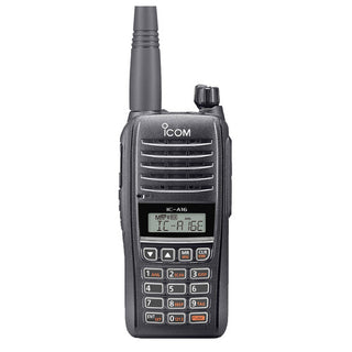 Icom IC-A16E VHF Airband Handheld Transceiver - NZ Version Airband Transceivers by ICOM | Downunder Pilot Shop