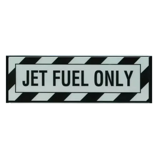 Jet Fuel Only Placard