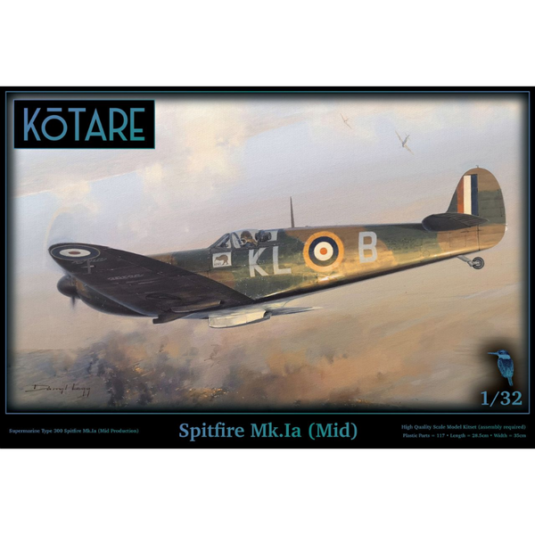 Kotare 1/32 Model Spitfire Mk.Ia (Mid) Aircraft Models by Kotare Models | Downunder Pilot Shop