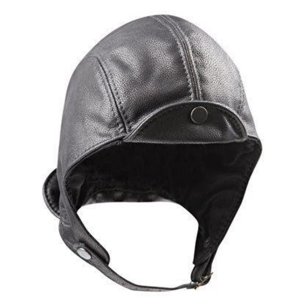 Leather Flying Helmet - Brown Leather Helmets by Pooleys | Downunder Pilot Shop