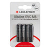 Ledlenser AAA Alkaline Batteries 4pk Batteries by LED Lenser | Downunder Pilot Shop