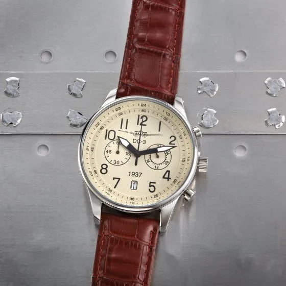 Limited Edition DC-3 Chronograph Watch Watches by DC-3 | Downunder Pilot Shop