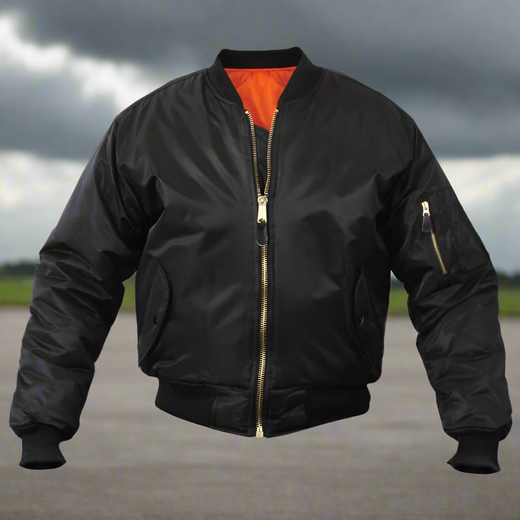 Veste de vol MA-1 noire