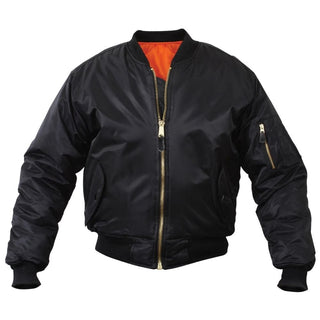 MA-1 Black Flight Jacket L Jackets by Rothco | Downunder Pilot Shop