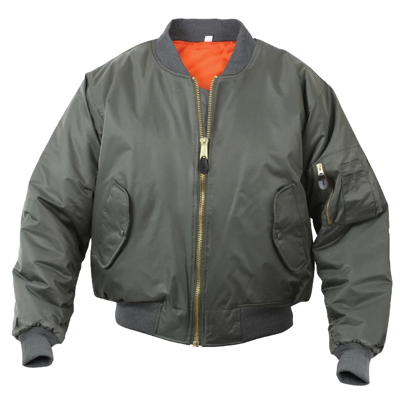 MA-1 Green Flight Jacket L Jackets by Rothco | Downunder Pilot Shop