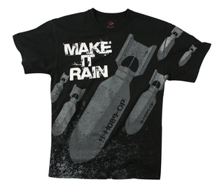 Make It Rain Bombs T-Shirt T-Shirts by Rothco | Downunder Pilot Shop