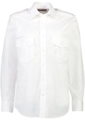 Mens Long Sleeve Pilot Dress Shirt White-Corinthian-Downunder Pilot Shop