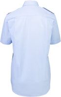 Mens Short Sleeve Pilot Dress Shirt Blue-Corinthian-Downunder Pilot Shop