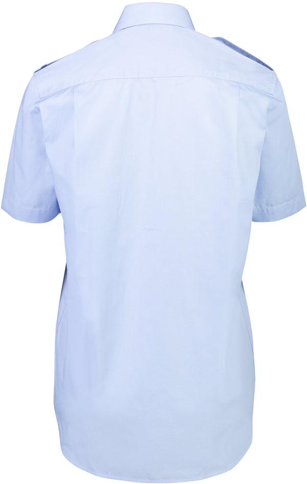 Mens Short Sleeve Pilot Dress Shirt Blue-Corinthian-Downunder Pilot Shop