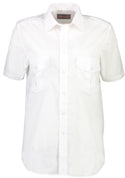 Mens Short Sleeve Pilot Dress Shirt White-Corinthian-Downunder Pilot Shop