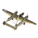 Metal Earth ICONX P-38 Lightning Aircraft Models by Metal Earth | Downunder Pilot Shop