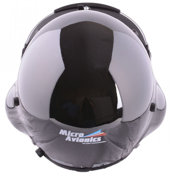 MicroAvionics Integrated GA Headset in Black Helmet Headsets by MicroAvionics | Downunder Pilot Shop