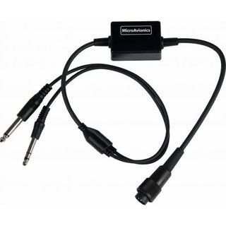 Microlight headset to GA headset adapter Headset Accessories by MicroAvionics | Downunder Pilot Shop