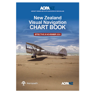 New Zealand AOPA Visual Navigation Chart Book 2024/25 Aviation Charts by Airways | Downunder Pilot Shop