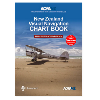 New Zealand AOPA Visual Navigation Chart Book 2024/25 Aviation Charts by Airways | Downunder Pilot Shop