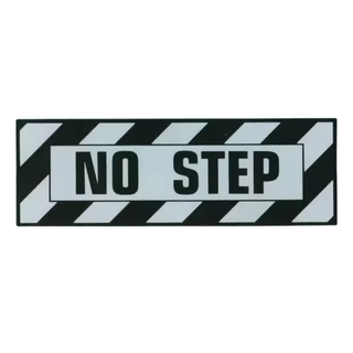 No Step Placard