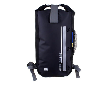 Overboard Classic Waterproof Backpack - Black 20 Litres