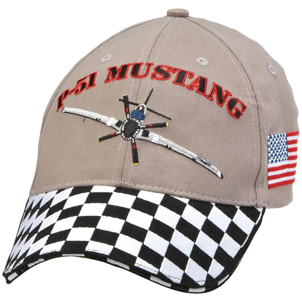 P-51 Mustang Cap Caps by Sporty's | Downunder Pilot Shop