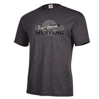 P-51 Mustang Star and Bar T-Shirt T-Shirts by Born Aviation | Downunder Pilot Shop