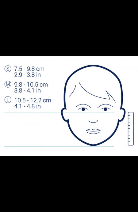 Pacsafe Face Mask, Silver ION, Silver Grey - Small Face Masks by Pacsafe | Downunder Pilot Shop