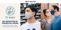 Pacsafe ViralOff Face Mask - Black - Medium Face Masks by Pacsafe | Downunder Pilot Shop