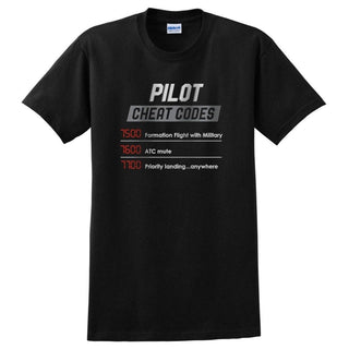 Pilot Cheat Codes T-Shirt T-Shirts by Sporty's | Downunder Pilot Shop