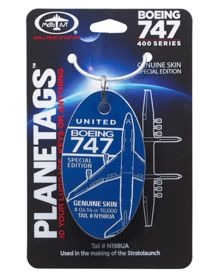 Planetag B747-400, Stratolaunch Keychains by Planetags | Downunder Pilot Shop