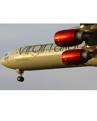 Planetag A340 Virgin Atlantic - Varga Girl Keychains by Planetags | Downunder Pilot Shop