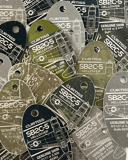 Planetag Curtiss SB2C-5 Helldiver - 83393 Keychains by Planetags | Downunder Pilot Shop