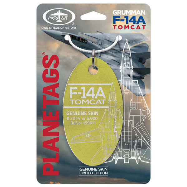 Planetag F-14A Tomcat Top Gun - Interior Green Honeycomb Keychains by Planetags | Downunder Pilot Shop