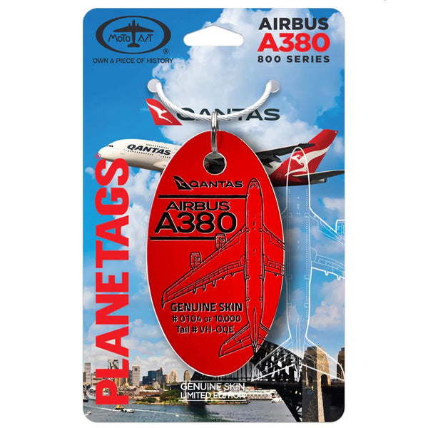 PlaneTags Qantas A380 VH-OQE