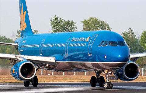 Planetag Vietnam Airlines Airbus A321-200 Tail VN-A347 Keychains by Planetags | Downunder Pilot Shop