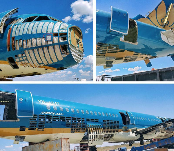 Planetag Vietnam Airlines Airbus A321-200 Tail VN-A347 Keychains by Planetags | Downunder Pilot Shop