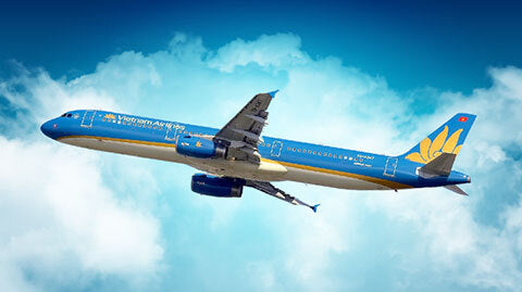 Planetag Vietnam Airlines Airbus A321-200 Tail VN-A347 Keychains by Planetags | Downunder Pilot Shop