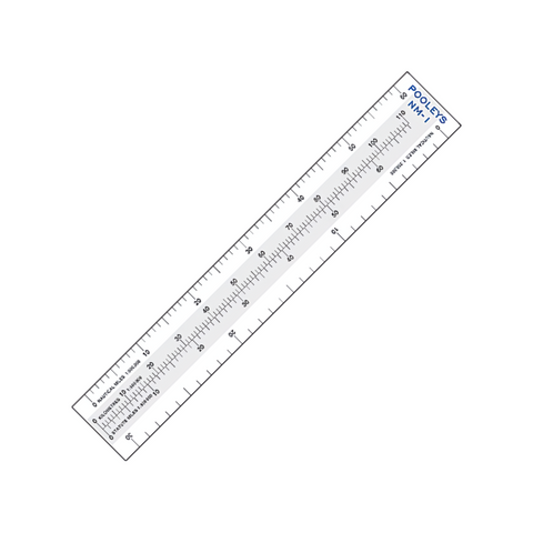 Pooleys NM-1 Scale Rule | Pilot Shop