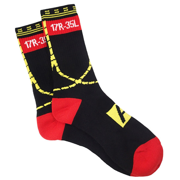 Premium Crew Socks - Taxiway Design-Luso Aviation-Downunder Pilot Shop