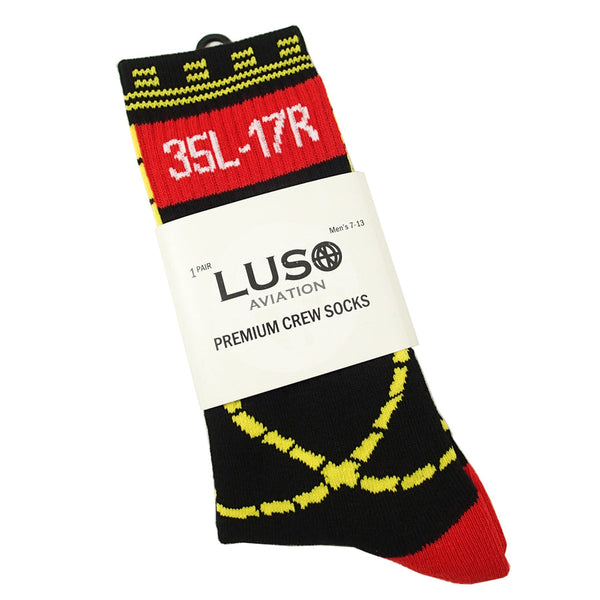 Premium Crew Socks - Taxiway Design-Luso Aviation-Downunder Pilot Shop