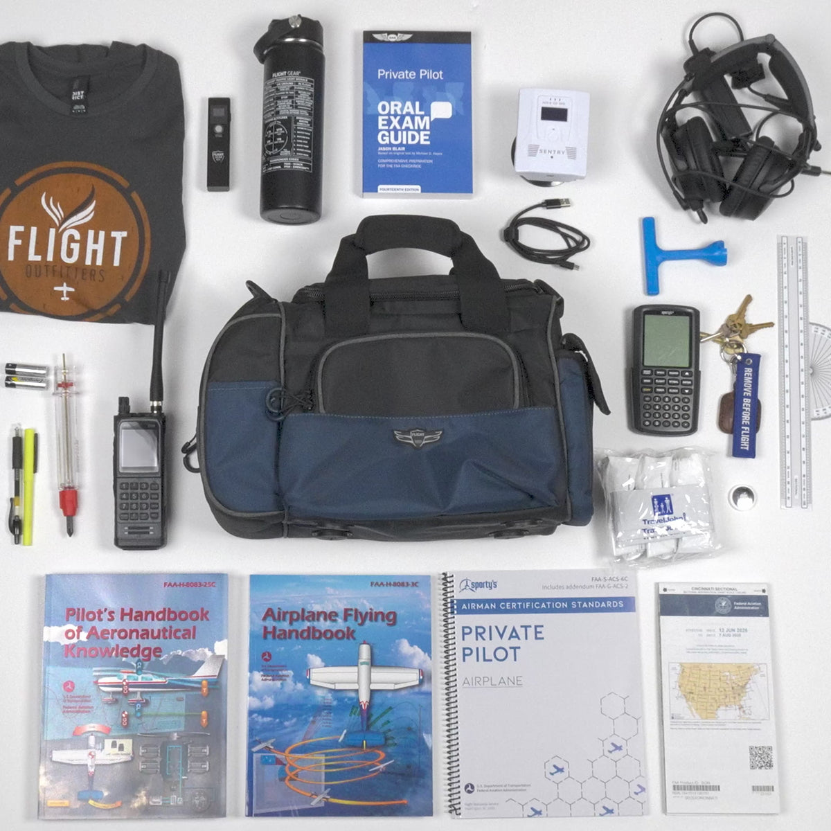 Flight Gear Crosswind Bag - Jet Black