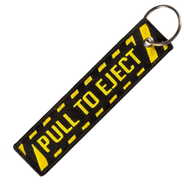 Pull To Eject Keychain Keychains by ABC | Downunder Pilot Shop