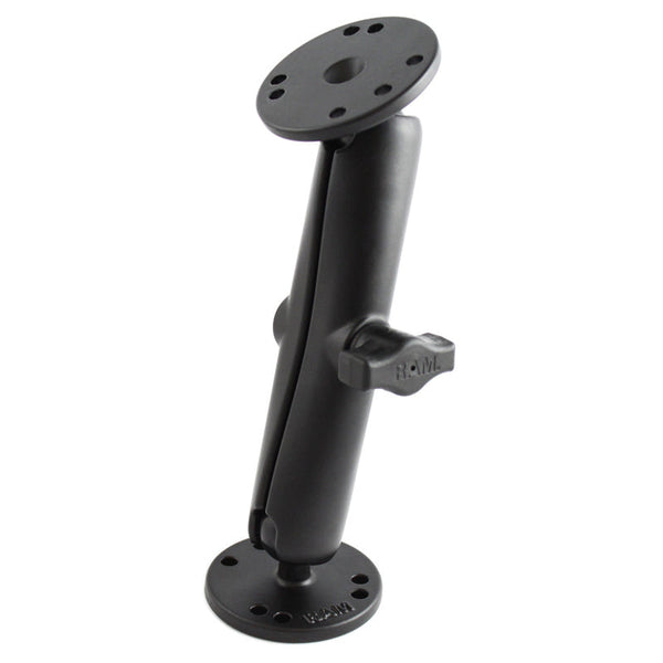 RAM Double Socket Arm and 2x Round Bases with 1" Ball, Long General RAM Components by RAM Mount | Downunder Pilot Shop