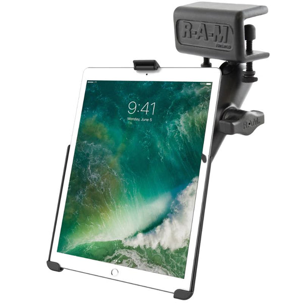 RAM EZ-Roll'r Holder for iPad Air 3 and Pro 10.5 with Mounting Options With Glare Shield Clamp Mounts by RAM Mount | Downunder Pilot Shop